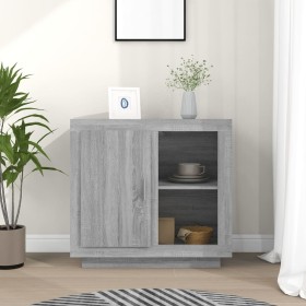 Aparador color gris Sonoma 80x40x75 cm Aparador color gris Sonoma 80x40x75 cm