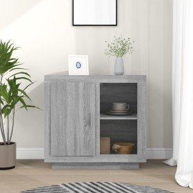 Aparador color gris Sonoma 80x40x75 cm Aparador color gris Sonoma 80x40x75 cm