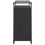 Bar cart with black synthetic rattan drawer 100x45x97 cm by vidaXL, Kitchen and dining carts - Ref: Foro24-316663, Price: 178...