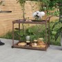 Brown synthetic rattan bar cart 100x45x83 cm by vidaXL, Kitchen and dining carts - Ref: Foro24-316665, Price: 96,26 €, Discou...