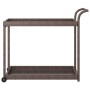Brown synthetic rattan bar cart 100x45x83 cm by vidaXL, Kitchen and dining carts - Ref: Foro24-316665, Price: 96,26 €, Discou...