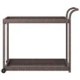 Brown synthetic rattan bar cart 100x45x83 cm by vidaXL, Kitchen and dining carts - Ref: Foro24-316665, Price: 95,09 €, Discou...