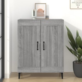 Aparador de madera de ingeniería gris Sonoma 69,5x34x90 cm Aparador de madera de ingeniería gris Sonoma 69,5x34x90 cm