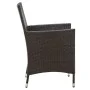 Gartenstühle mit Kissen 2 Einheiten synthetisches Rattan braun von vidaXL, Gartenstühle - Ref: Foro24-316679, Preis: 169,69 €...