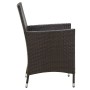 Gartenstühle mit Kissen 2 Einheiten synthetisches Rattan braun von vidaXL, Gartenstühle - Ref: Foro24-316679, Preis: 171,72 €...
