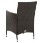 Gartenstühle mit Kissen 2 Einheiten synthetisches Rattan braun von vidaXL, Gartenstühle - Ref: Foro24-316679, Preis: 171,72 €...