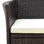 Gartenstühle mit Kissen 2 Einheiten synthetisches Rattan braun von vidaXL, Gartenstühle - Ref: Foro24-316679, Preis: 171,72 €...