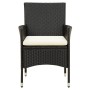 Garden chairs 2 units with black synthetic rattan cushions by vidaXL, Garden chairs - Ref: Foro24-316680, Price: 121,17 €, Di...