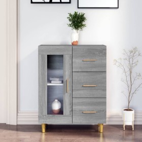 Aparador de madera de ingeniería gris Sonoma 69,5x34x90 cm Aparador de madera de ingeniería gris Sonoma 69,5x34x90 cm