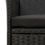 Garden chairs 2 units with black synthetic rattan cushions by vidaXL, Garden chairs - Ref: Foro24-316681, Price: 143,82 €, Di...