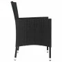 Garden chairs 4 units with black synthetic rattan cushions by vidaXL, Garden chairs - Ref: Foro24-316688, Price: 230,34 €, Di...