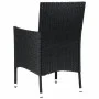 Garden chairs 4 units with black synthetic rattan cushions by vidaXL, Garden chairs - Ref: Foro24-316688, Price: 230,34 €, Di...