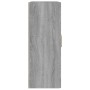 Armario de pared madera ingeniería gris Sonoma 69,5x32,5x90 cm