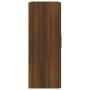 Armario de pared madera ingeniería roble marrón 69,5x32,5x90 cm
