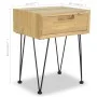 Mesitas de noche 2 unidades teca maciza 40x30x50 cm de vidaXL, Mesitas de noche - Ref: Foro24-3057527, Precio: 150,31 €, Desc...