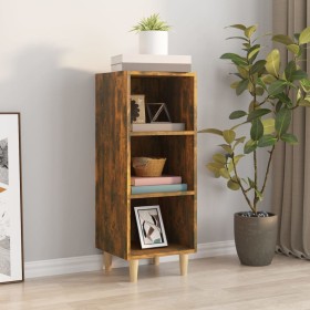 Aparador madera contrachapada roble ahumado 34,5x32,5x90 cm Aparador madera contrachapada roble ahumado 34,5x32,5x90 cm