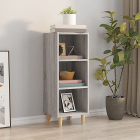 Aparador de madera contrachapada gris Sonoma 34,5x32,5x90 cm Aparador de madera contrachapada gris Sonoma 34,5x32,5x90 cm