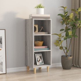 Aparador de madera contrachapada gris Sonoma 34,5x32,5x90 cm Aparador de madera contrachapada gris Sonoma 34,5x32,5x90 cm