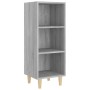 Aparador de madera contrachapada gris Sonoma 34,5x32,5x90 cm