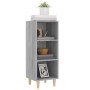 Aparador de madera contrachapada gris Sonoma 34,5x32,5x90 cm