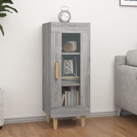Aparador madera de ingeniería gris Sonoma 34,5x34x90 cm Aparador madera de ingeniería gris Sonoma 34,5x34x90 cm