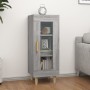 Aparador madera de ingeniería gris Sonoma 34,5x34x90 cm