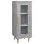 Aparador madera de ingeniería gris Sonoma 34,5x34x90 cm
