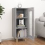 Aparador madera de ingeniería gris Sonoma 34,5x34x90 cm