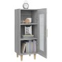 Aparador madera de ingeniería gris Sonoma 34,5x34x90 cm