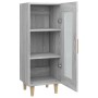 Aparador madera de ingeniería gris Sonoma 34,5x34x90 cm
