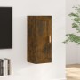 Armario de pared madera contrachapada roble ahumado 35x34x90 cm en Estantes y estanterías | Comprar online en Foro24
