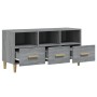 Mueble para TV madera contrachapada gris Sonoma 102x36x50 cm