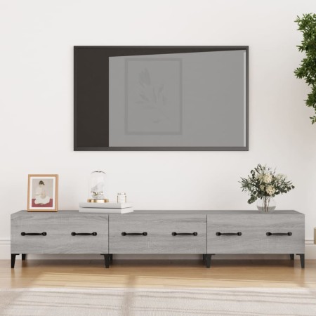 Mueble para TV madera contrachapada gris Sonoma 150x34,5x30 cm en Muebles TV | Comprar online en Foro24