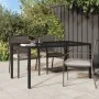 Garden table tempered glass synthetic rattan 150x90x75 cm black by vidaXL, Garden tables - Ref: Foro24-316706, Price: 126,93 ...