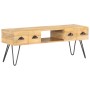 Massivholz Mango TV-Möbel 120x35x45 cm von vidaXL, TV-Möbel - Ref: Foro24-321790, Preis: 119,12 €, Rabatt: %