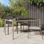 Garden table tempered glass synthetic rattan 150x90x75 cm beige by vidaXL, Garden tables - Ref: Foro24-316710, Price: 97,61 €...