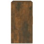 Armario de pared madera contrachapada roble ahumado 60x30x60 cm