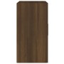 Armario de pared madera contrachapada marrón roble 60x30x60 cm