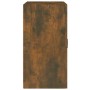 Armario de pared madera contrachapada roble ahumado 60x31x60 cm