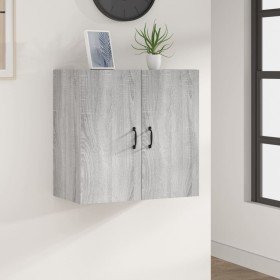 Armario de pared madera contrachapada gris Sonoma 60x31x60 cm Armario de pared madera contrachapada gris Sonoma 60x31x60 cm