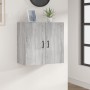 Armario de pared madera contrachapada gris Sonoma 60x31x60 cm