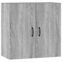 Armario de pared madera contrachapada gris Sonoma 60x31x60 cm