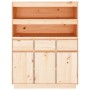 Aparador alto de madera maciza de pino 89x40x116,5 cm