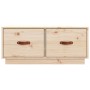 Mueble de TV de madera maciza de pino 80x34x35 cm
