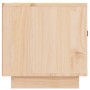 Mueble de TV de madera maciza de pino 80x34x35 cm