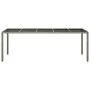 Grauer Gartentisch aus PE-Rattan aus gehärtetem Glas, 250 x 100 x 75 cm von vidaXL, Gartentische - Ref: Foro24-316727, Preis:...