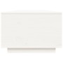 Mesa de centro de madera maciza de pino blanco 80x50x35,5 cm