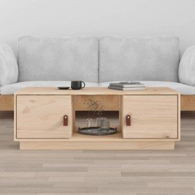 Mesa de centro de madera maciza de pino 100x50x35 cm Mesa de centro de madera maciza de pino 100x50x35 cm