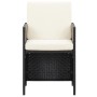 Sillas de jardín 4 unidades ratán sintético negro de vidaXL, Sillas de jardín - Ref: Foro24-316745, Precio: 250,77 €, Descuen...