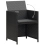 Sillas de jardín 4 unidades ratán sintético negro de vidaXL, Sillas de jardín - Ref: Foro24-316745, Precio: 250,77 €, Descuen...
